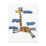 Giraffe Amidst the Clouds Post Card