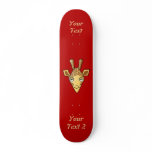 Giraffe!  Animal Cartoon. Vector.  Add Your Text! skateboards