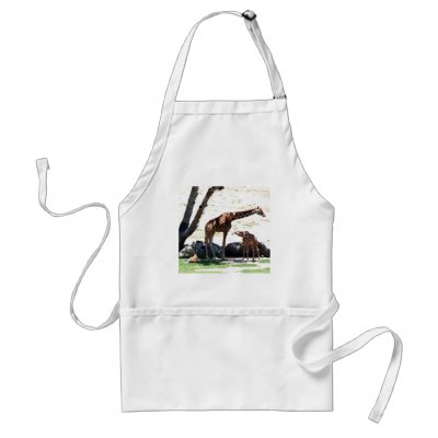 Giraffe Apron by magshell