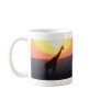 Giraffe at Sunset Coffee Mugs