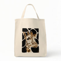 giraffe canvas bag