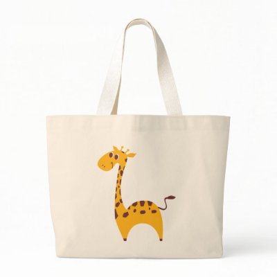 Giraffe Canvas Bags by VectorGraphics