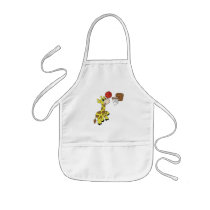 Giraffe Basketball T-shirts and Gifts Apron