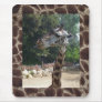 Giraffe Being Naughty Mousepad