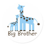 Giraffe Big Brother Sticker
