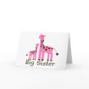 Giraffe Big Sister cards