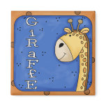 giraffe block design fridge magnet