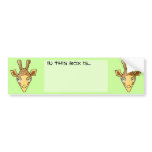 Giraffe! Box Label. Animal. Kids. Personalize! bumper stickers