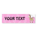 Giraffe bumper sticker