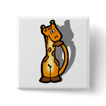 Giraffe Pinback Buttons