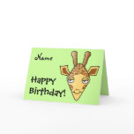 Giraffe Greeting Card