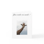 Giraffe cards