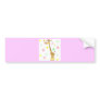 giraffe cartoon bumper stickers