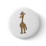 Giraffe Cartoon Pin