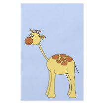 Giraffe Cartoon. Full Color Flyer