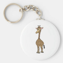 Giraffe Cartoon Key Chain