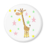 giraffe cartoon magnets