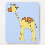 Giraffe Cartoon. Mouse Pads