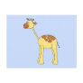 Giraffe Cartoon. Postcards