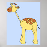 Giraffe Cartoon. Print