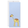 Giraffe Cartoon. Rack Card Template