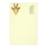 Giraffe Customized Stationery