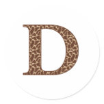 Giraffe D Sticker