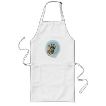 Giraffe Design Long Apron