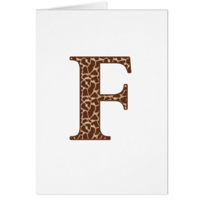 Giraffe F by Alphabet_Tees