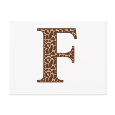 Giraffe F by Alphabet_Tees