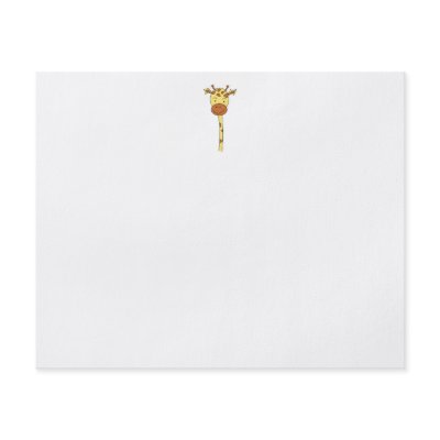 Giraffe Facing Forwards. Cartoon. Flyers by Animal_Art_By_Ali