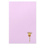Giraffe Facing Forwards. Cartoon. Customized Stationery