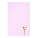 Giraffe Facing Forwards. Cartoon. Customized Stationery