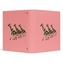 Giraffe Family binder