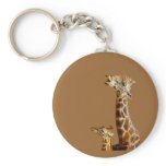 Giraffe Family Gift Keychain