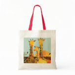 Giraffe Family in Africa Bag