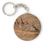 Giraffe Family Key Chain