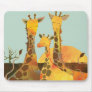 Giraffe Family Mouse Pad