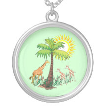 Giraffe Family Custom Jewelry