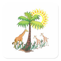 Giraffe Family