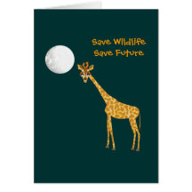 Giraffe Felicitación