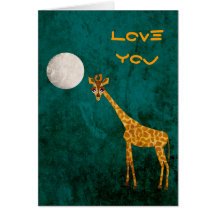 Giraffe Felicitación