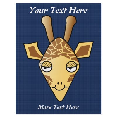 Giraffe Flyer by Animal_Art_By_Ali