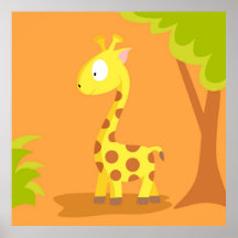 Giraffe  from my world animals serie poster