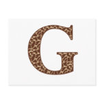 Giraffe G Postcards