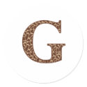 Giraffe G stickers
