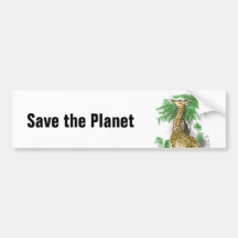 Giraffe Gifts Bumper Sticker