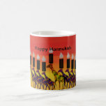 Giraffe Hannukah Lights Mugs