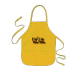 Giraffe Hannukah Menorah Aprons
