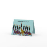 Giraffe Hannukah Menorah Cards